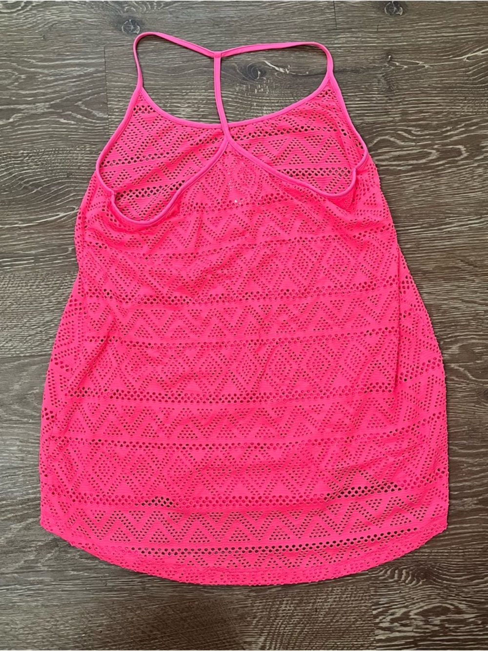 Joe Boxer Neon Pink Swimsuit Cover-Up Dress Size XL